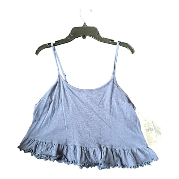 American eagle ruffle, adjustable strap tank top​​ - Picture 1 of 3